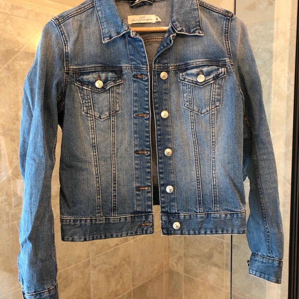 H&M cropped jean jacket